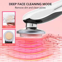 7 in 1 Face Lift Devices RF Microcurrent Skin Rejuvenation Facial Massager Light Therapy Anti Aging Wrinkle Beauty Apparatus