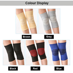 Knee Support Protector 1 Pcs Leg Arthritis Injury Gym Sleeve Elasticated Bandage knee Pad Charcoal Knitted Kneepads Warm