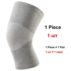 Knee Support Protector 1 Pcs Leg Arthritis Injury Gym Sleeve Elasticated Bandage knee Pad Charcoal Knitted Kneepads Warm